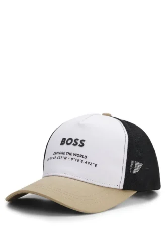 Kinder-Logo-Cap aus Baumwolle und Mesh