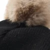 Kinder-Mütze mit Glitzereffekt und Double-B-Monogramm