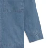 Kinder-Overshirt aus blauem Baumwoll-Denim Kinder-Overshirt aus blauem Baumwoll-Denim
