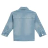 Kinder-Overshirt aus blauem Denim