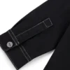 Kinder-Overshirt aus Stretch-Baumwolle mit rotem Logo-Etikett