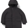 Kinder-Parka mit Kapuze und Logo-Applikation Kinder-Parka mit Kapuze und Logo-Applikation