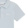 Kinder-Polohemd aus Baumwollpiqué mit Logo-Print Kinder-Polohemd aus Baumwollpiqué mit Logo-Print