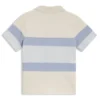 Kinder-Polohemd aus Stretch-Baumwolle mit Colour-Block-Streifen Kinder-Polohemd aus Stretch-Baumwolle mit Colour-Block-Streifen