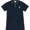 Kinder-Polokleid aus Stretch-Baumwollpiqué Kinder-Polokleid aus Stretch-Baumwollpiqué