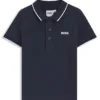 Kinder-Poloshirt aus Baumwollpiqué mit aufgedrucktem Logo