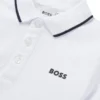 Kinder-Poloshirt aus Baumwollpiqué mit aufgedrucktem Logo