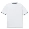 Kinder-Poloshirt aus Baumwollpiqué mit aufgedrucktem Logo