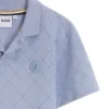 Kinder-Poloshirt aus Stretch-Baumwolle mit Steppoptik Kinder-Poloshirt aus Stretch-Baumwolle mit Steppoptik