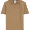 Kinder-Poloshirt mit Johnny-Kragen aus Baumwollstrick Kinder-Poloshirt mit Johnny-Kragen aus Baumwollstrick