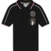Kinder-Poloshirt mit Kontraststreifen aus Baumwollpiqué Kinder-Poloshirt mit Kontraststreifen aus Baumwollpiqué