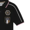 Kinder-Poloshirt mit Kontraststreifen aus Baumwollpiqué Kinder-Poloshirt mit Kontraststreifen aus Baumwollpiqué