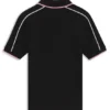 Kinder-Poloshirt mit Kontraststreifen aus Baumwollpiqué Kinder-Poloshirt mit Kontraststreifen aus Baumwollpiqué