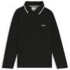 Kinder-Poloshirt mit Logo-Print aus Baumwollpiqué Kinder-Poloshirt mit Logo-Print aus Baumwollpiqué