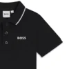 Kinder-Poloshirt mit Logo-Print aus Baumwollpiqué