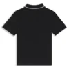 Kinder-Poloshirt mit Logo-Print aus Baumwollpiqué