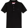 Kinder-Poloshirt mit Logo-Print aus Stretch-Baumwolle Kinder-Poloshirt mit Logo-Print aus Stretch-Baumwolle