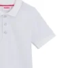Kinder-Poloshirt mit Logo-Print aus Stretch-Baumwolle Kinder-Poloshirt mit Logo-Print aus Stretch-Baumwolle