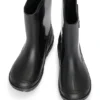 Kinder-Regenstiefel mit Logo-Etikett mit charakteristischen Streifen