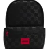 Kinder-Rucksack mit Logo-Plakette und Monogrammen Kinder-Rucksack mit Logo-Plakette und Monogrammen