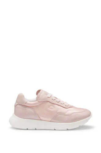 Kinder-Schnürsneaker mit Double-B-Monogramm