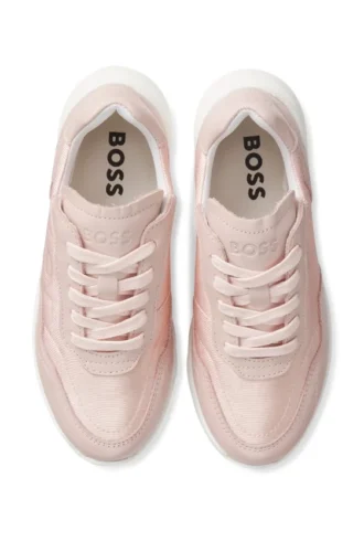 Kinder-Schnürsneaker mit Double-B-Monogramm