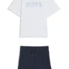 Kinder-Set aus T-Shirt und Shorts mit Logo-Prints Kinder-Set aus T-Shirt und Shorts mit Logo-Prints