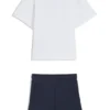 Kinder-Set aus T-Shirt und Shorts mit Logo-Prints Kinder-Set aus T-Shirt und Shorts mit Logo-Prints