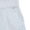 Kinder-Shorts aus Baumwollmischung mit Broderie Anglaise