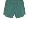Kinder-Shorts aus Baumwollmischung mit Logo-Plakette Kinder-Shorts aus Baumwollmischung mit Logo-Plakette