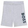Kinder-Shorts aus Fleece mit Logo-Print