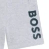Kinder-Shorts aus Fleece mit Logo-Print