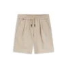Kinder-Shorts aus Leinenmischung mit Kordelzug Kinder-Shorts aus Leinenmischung mit Kordelzug
