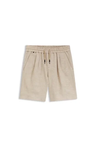 Kinder-Shorts aus Leinenmischung mit Kordelzug