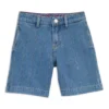 Kinder-Shorts in lockerer Passform aus blauem Denim