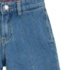 Kinder-Shorts in lockerer Passform aus blauem Denim