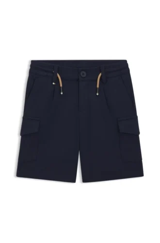 Kinder-Shorts mit Kordelzug in der Taille aus Stretchstoff