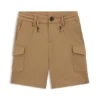 Kinder-Shorts mit Kordelzug in der Taille aus Stretchstoff Kinder-Shorts mit Kordelzug in der Taille aus Stretchstoff