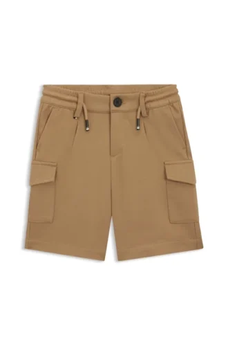 Kinder-Shorts mit Kordelzug in der Taille aus Stretchstoff