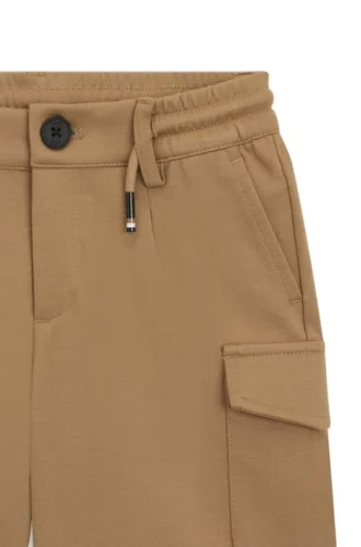 Kinder-Shorts mit Kordelzug in der Taille aus Stretchstoff