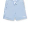 Kinder-Shorts mit Logo-Print aus Baumwollmischung