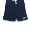 Kinder-Shorts mit Logo-Print aus Baumwollmischung