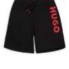 Kinder-Shorts mit Logo-Print aus Baumwollmischung