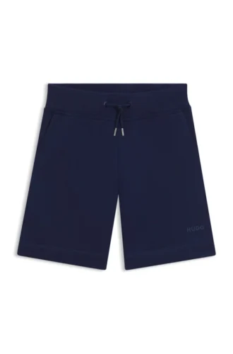Kinder-Shorts mit Logo-Print aus Baumwollmischung