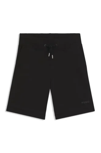 Kinder-Shorts mit Logo-Print aus Baumwollmischung