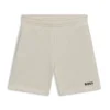 Kinder-Shorts mit Logo-Print aus Baumwollmischung Kinder-Shorts mit Logo-Print aus Baumwollmischung