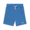 Kinder-Shorts mit Logo-Print aus Baumwollmischung Kinder-Shorts mit Logo-Print aus Baumwollmischung