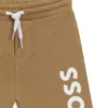 Kinder-Shorts mit Logo-Print aus Baumwollmischung