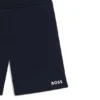 Kinder-Shorts mit Logo-Print aus Baumwollmischung Kinder-Shorts mit Logo-Print aus Baumwollmischung