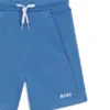 Kinder-Shorts mit Logo-Print aus Baumwollmischung Kinder-Shorts mit Logo-Print aus Baumwollmischung